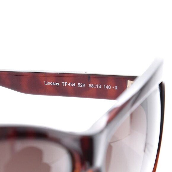 NWT Tom Ford FT0434 Havana Square 58mm Sunglasses